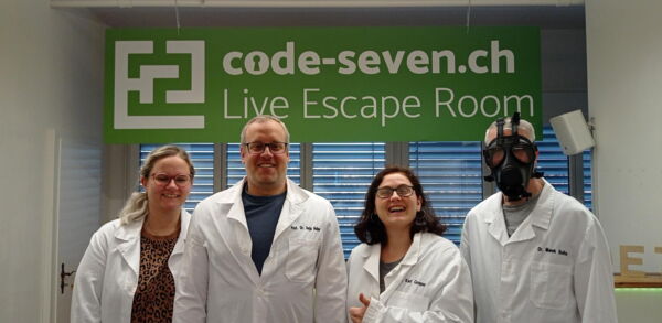 Die Gruppe WELÜ hat den Live Escape Room erfolgreich geschafft