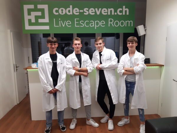 Die Gruppe MuLuchs hat den Live Escape Room nicht geschafft