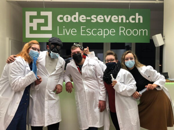 Die Gruppe Fettarme hat den Live Escape Room nicht geschafft