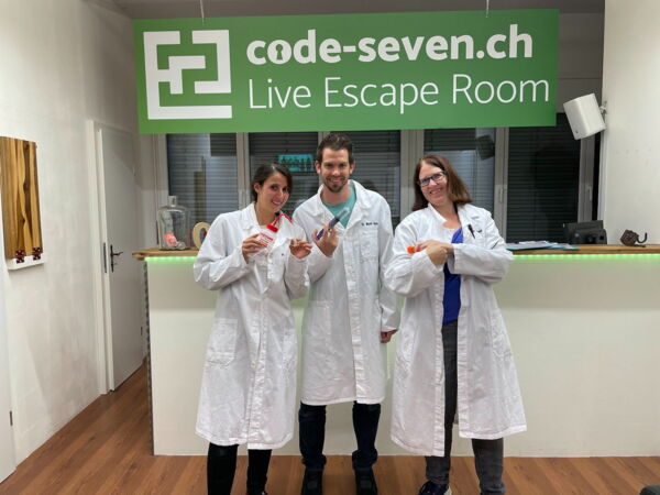 Die Gruppe Fanani hat den Live Escape Room erfolgreich geschafft