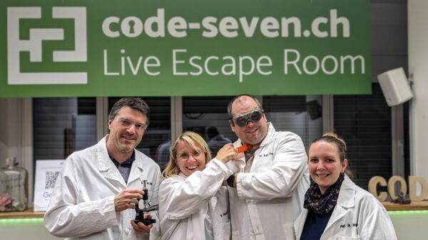 Die Gruppe Zwätschgeböck 4000 hat den Live Escape Room erfolgreich geschafft