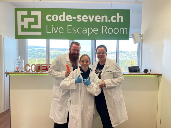 Die Gruppe Biker's hat den Live Escape Room erfolgreich geschafft