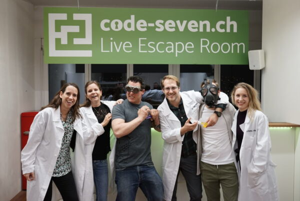 Die Gruppe Zoggis Crew hat den Live Escape Room erfolgreich geschafft