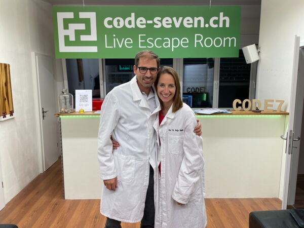 Die Gruppe InaLu hat den Live Escape Room nicht geschafft