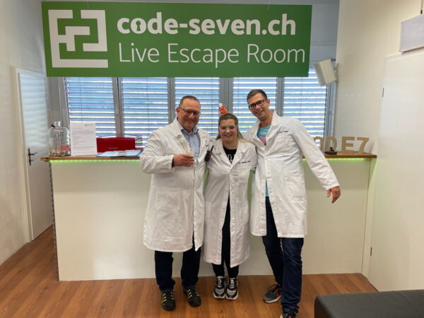 Die Gruppe MaJaCoGia hat den Live Escape Room nicht geschafft