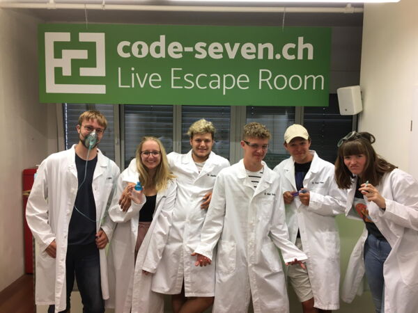 Die Gruppe Spontane Spassten hat den Live Escape Room nicht geschafft