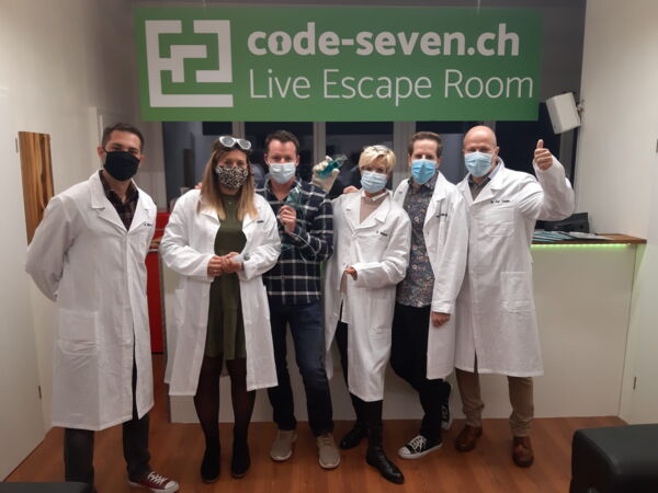 Die Gruppe 30 Geburi Flavio hat den Live Escape Room nicht geschafft