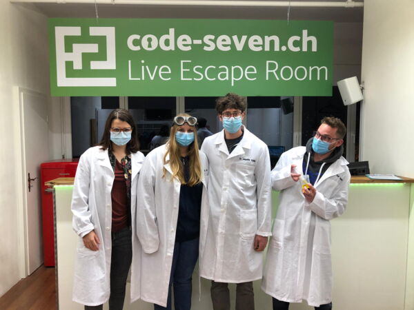 Die Gruppe Pumblum hat den Live Escape Room nicht geschafft