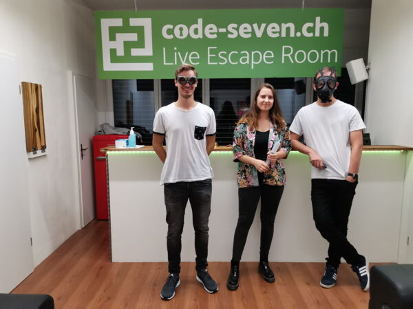 Die Gruppe Anonym H85 hat den Live Escape Room erfolgreich geschafft