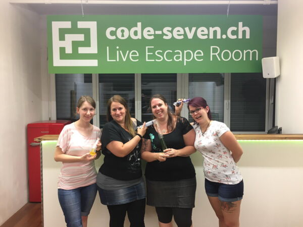 Die Gruppe Die Spontanen hat den Live Escape Room nicht geschafft