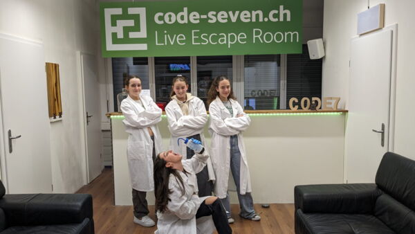 Die Gruppe DIE BACONS hat den Live Escape Room nicht geschafft