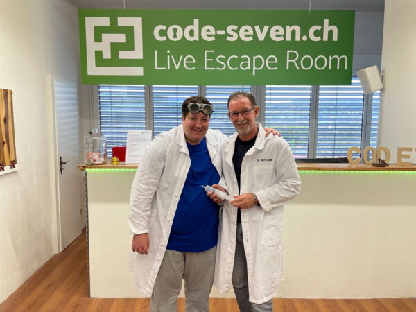 Die Gruppe Tiger hat den Live Escape Room nicht geschafft