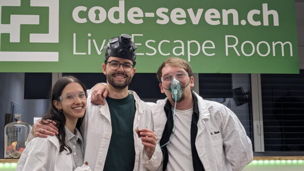 Die Gruppe Roi du Bob hat den Live Escape Room nicht geschafft