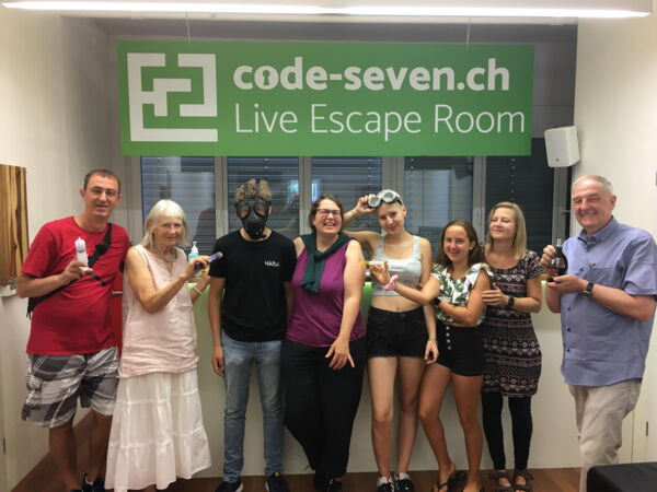 Die Gruppe Starker Löwe hat den Live Escape Room nicht geschafft