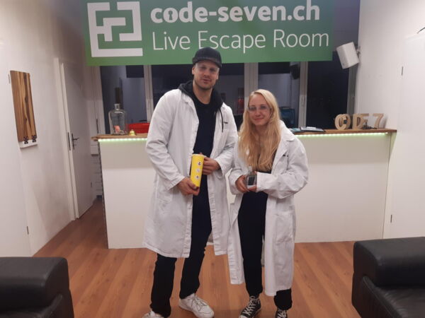 Die Gruppe Burrito & Fajita hat den Live Escape Room nicht geschafft