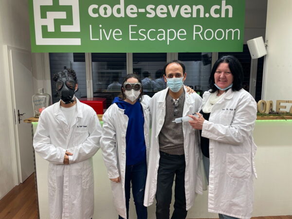 Die Gruppe Topalli hat den Live Escape Room nicht geschafft