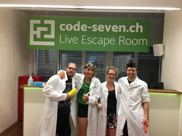 Die Gruppe Wolfsrudel hat den Live Escape Room nicht geschafft