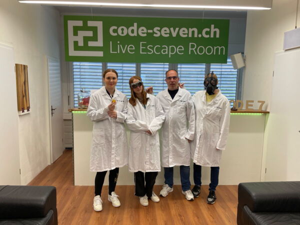 Die Gruppe Les Banditos hat den Live Escape Room nicht geschafft