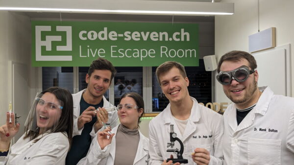 Die Gruppe Geolier hat den Live Escape Room nicht geschafft