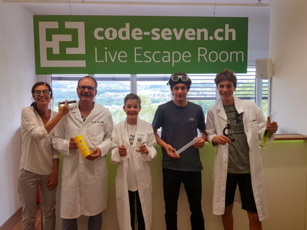 Die Gruppe Brother Family hat den Live Escape Room nicht geschafft