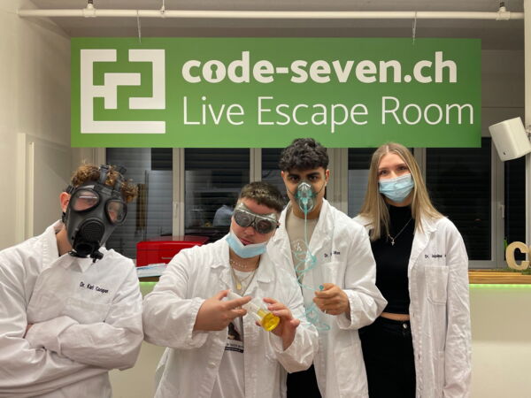 Die Gruppe FEUFVIER hat den Live Escape Room nicht geschafft