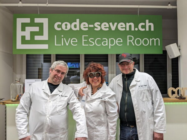 Die Gruppe Bremgartner Stadtmusikanten 2 hat den Live Escape Room erfolgreich geschafft