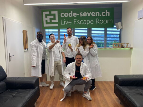 Die Gruppe Die wilden Sex hat den Live Escape Room erfolgreich geschafft