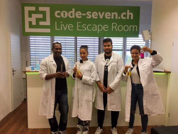 Die Gruppe Team L hat den Live Escape Room nicht geschafft