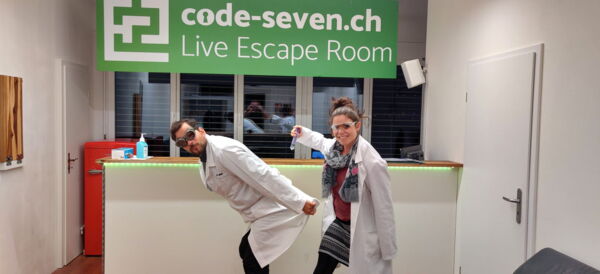 Die Gruppe Ehepaar Schori hat den Live Escape Room nicht geschafft